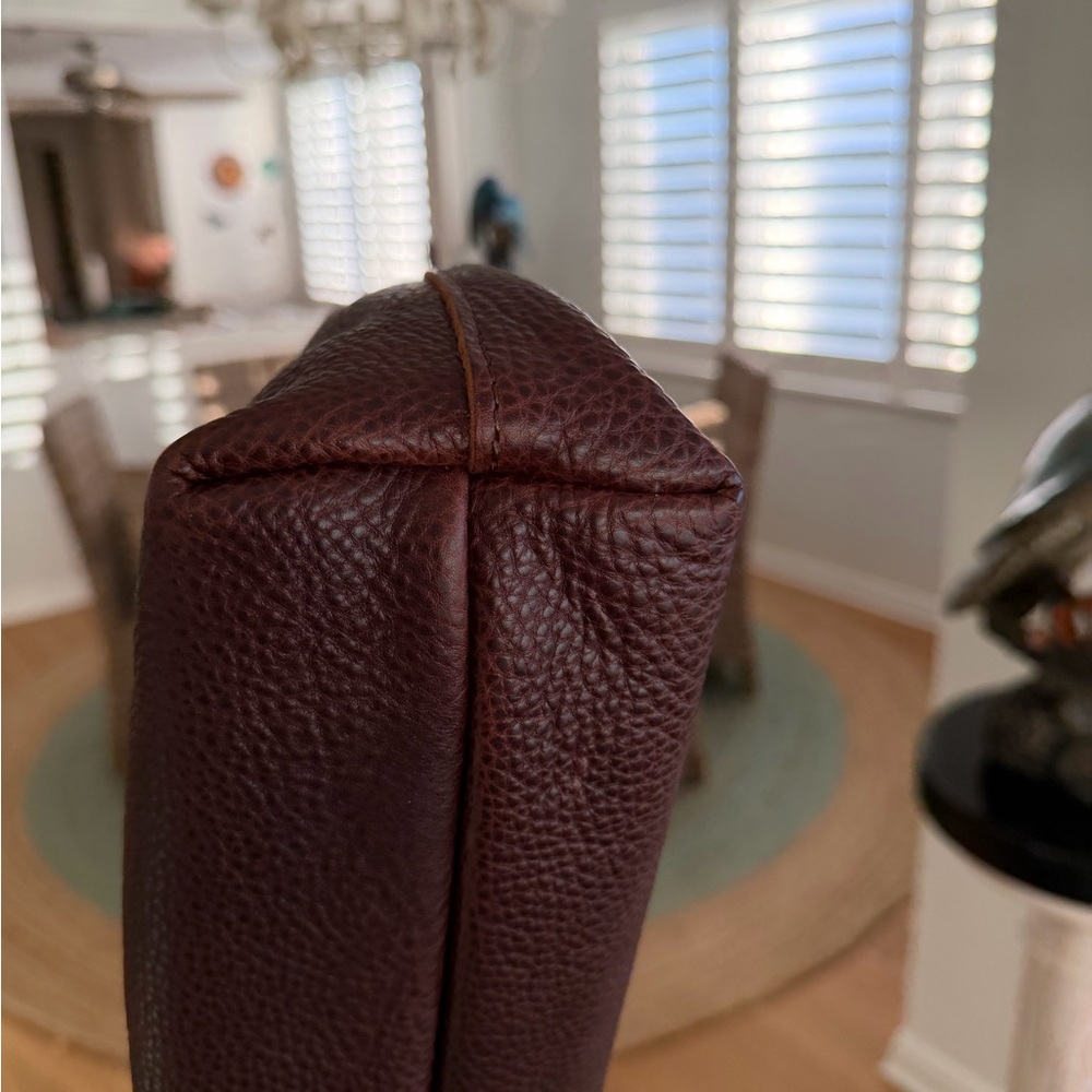 Portland Leather Mini Tote Bag with Crossbody Strap - Picture 3 of 8